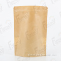 Kraft Paper Zipper Bag kraft paper zip lock bag kraft paper bag Manufactory